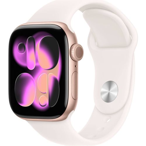 Compare Apple Watch Series 11, GPS, 42mm, Rose Gold Aluminum Ca... at KSA Price