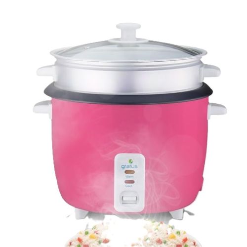 Gratus 2 In 1 Electric Rice Cooker, Cook…