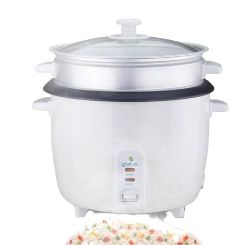 Gratus 2 In 1 Electric Rice Cooker, Cook…