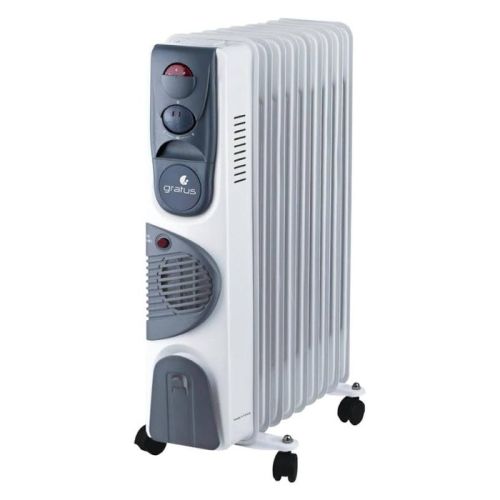 Compare Gratus 9 Fins Oil Heater 2400W  With 3 Settings, Turbo... at KSA Price
