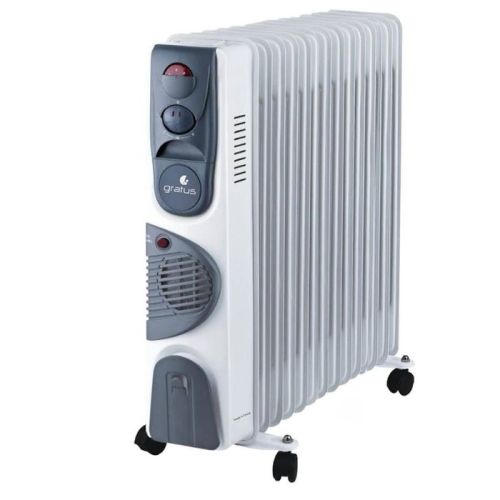 Compare Gratus 13 Fins Oil Heater 2900W  With 3 Settings, Turb... at KSA Price
