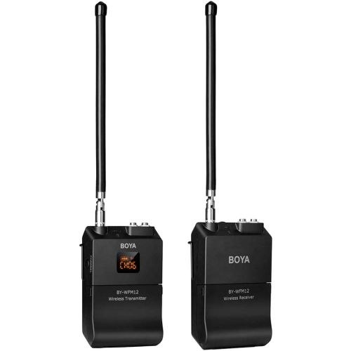 BOYA BY-WFM12 VHF Wireless Microphone System Transmitte...