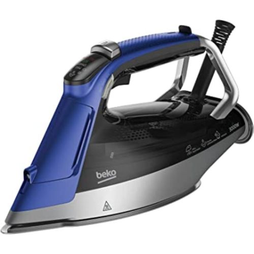 Beko Steam Iron, Super Glide Ceramic Soleplate, Blue…