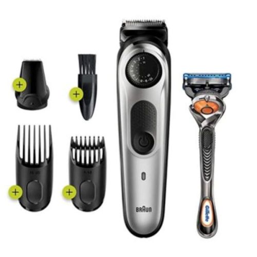 Compare Braun Beard Trimmer for Men Cordless & Rechargeable Hai... at KSA Price