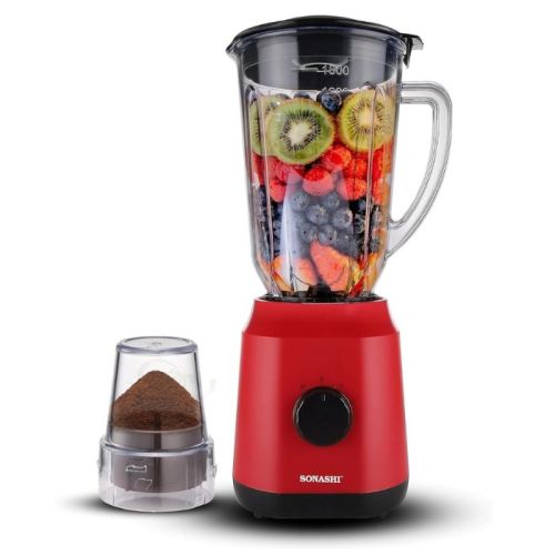 Compare SONASHI 2 in 1 Blender, 2 Speed, 650W Countertop Blende... at KSA Price