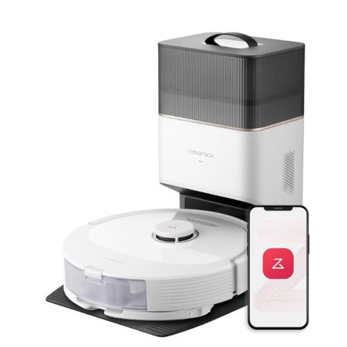 Compare Roborock Q8 Max Pro Plus Robot Vacuum Cleaner  White at KSA Price