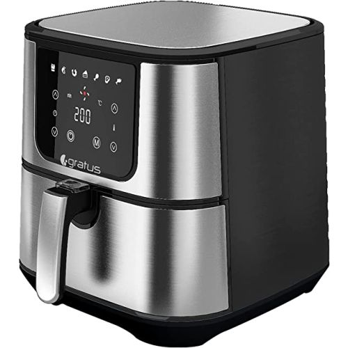 Compare Gratus Digital 5.5L Air Fryer, 1 Year Warranty, 1800 W,... at KSA Price