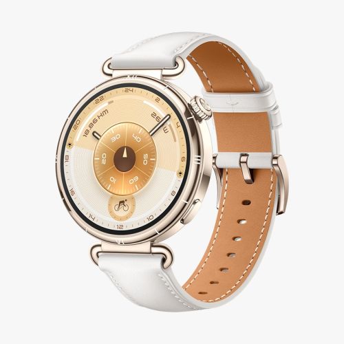 Compare HUAWEI WATCH GT 6, 41mm, Composite Leather Strap White at KSA Price