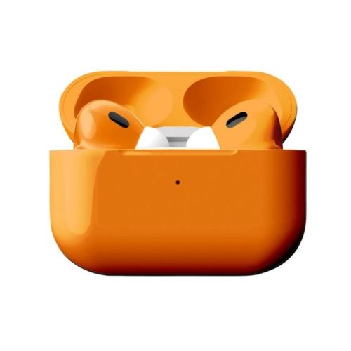 Compare Merlin Craft Customized Apple AirPods 5 WC Orange Gloss... at KSA Price