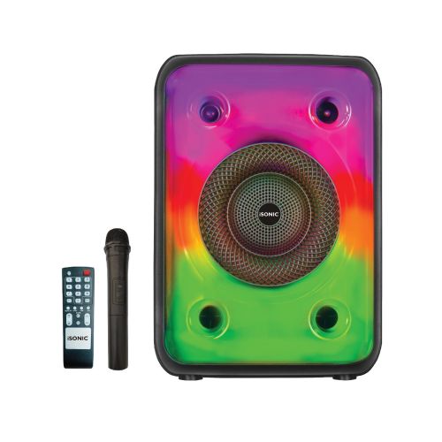 iSonic 8 inch Oval Rechargeable Speaker-(Black)-(iS…