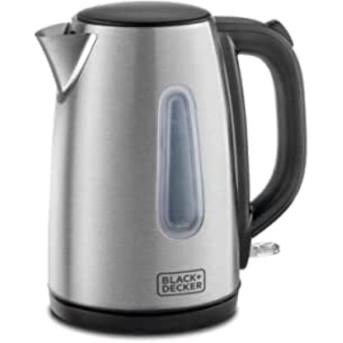 Compare Black+Decker Cordless Kettle 1.7L Stainless Steel Light... at KSA Price