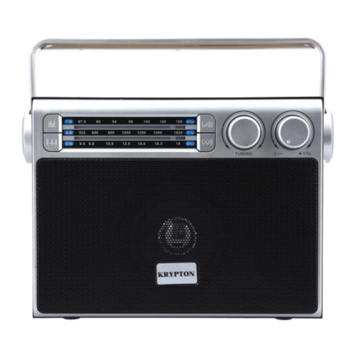 Compare Krypton Rechargeable Multifunction Radio  Black & Silv... at KSA Price