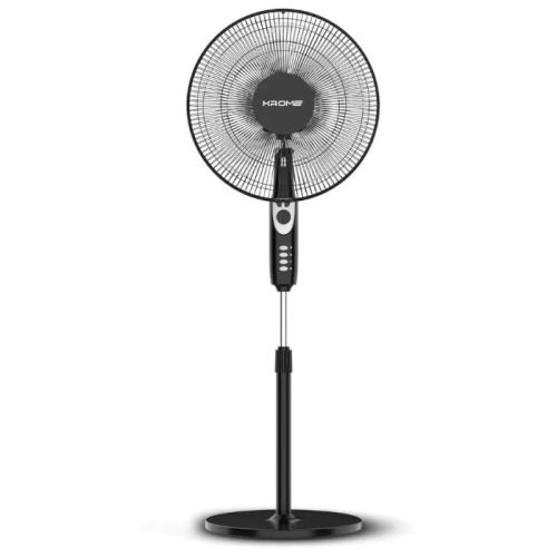 Compare Krome 16inch Pedestal Fan, HighSpeed Copper Motor, 5B... at KSA Price