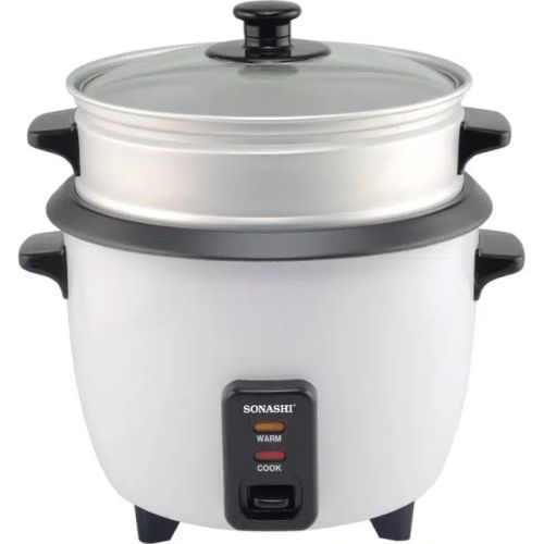 Sonashi 1 Ltr Rice Cooker With Steamer -…