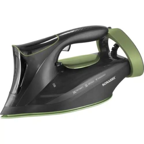 Compare Sonashi Steam Iron With Ceramic Soleplate 3200W Black... at KSA Price
