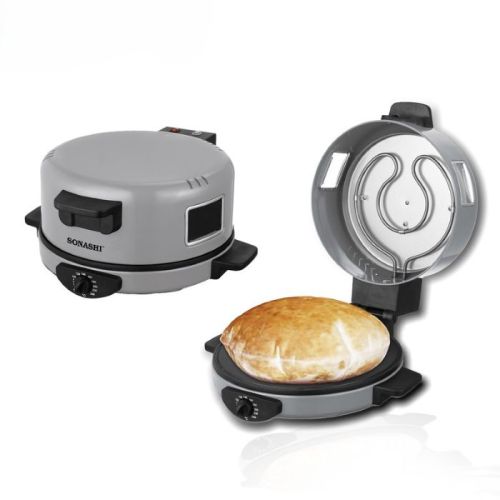 Compare Sonashi 1800W 2 In 1 Arabic Bread & Pizza Maker Silver ... at KSA Price