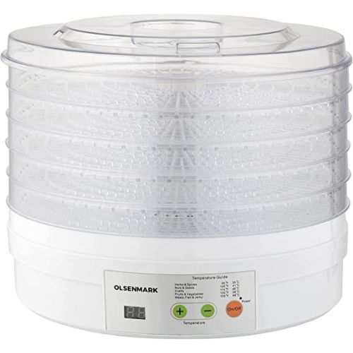 Compare Olsenmark Food Dehydrator, 5pcs Tray, Adjustable Thermo... at KSA Price