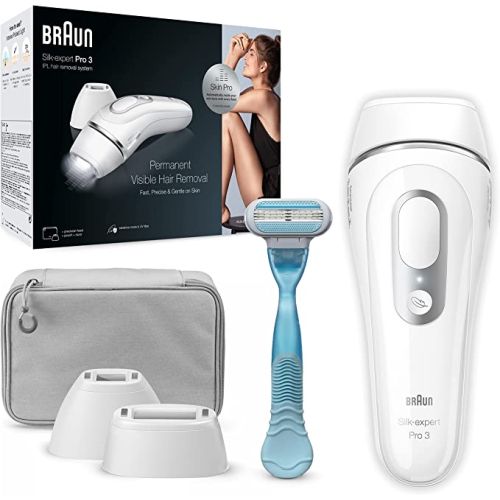 Compare Braun SilkExpert Pro 3 PL With 3 Extras Heads  White ... at KSA Price