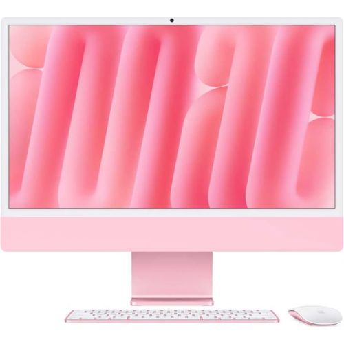 Apple iMac 24-inch (2024) Pink, M4 with 8-Core…