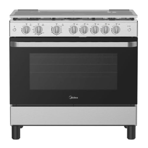 Midea 90x60cm Freestanding Cooker, Full Gas Cooking…