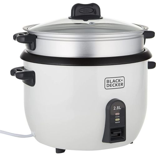 Compare BLACK+DECKER Rice Cooker 1100W White 2.8 litres Rc2850... at KSA Price