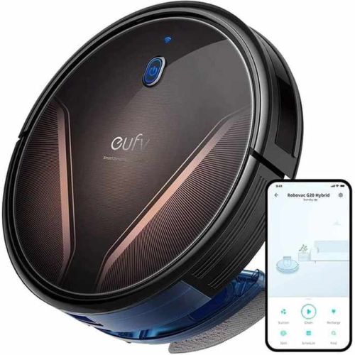 Compare Eufy RoboVac G20 Hybrid Robotic Vacuum Cleaner  Black at KSA Price