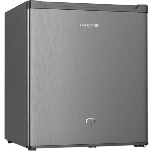 Compare KROME 60L Single Door Refrigerator Silver – KRRDC60H at KSA Price