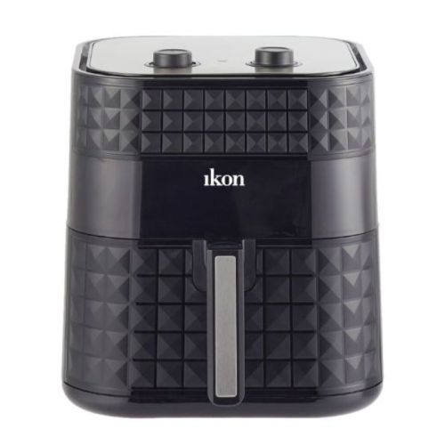 Ikon 7.5 Liter Air Fryer, Black/Silver -…