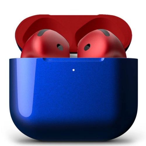 Compare Merlin Craft Customized Apple AirPods 5 WC RedBlue Sup... at KSA Price