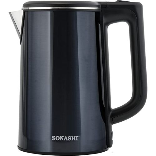 Sonashi 1.8 Litres Stainless Steel Cordless Kettle,…