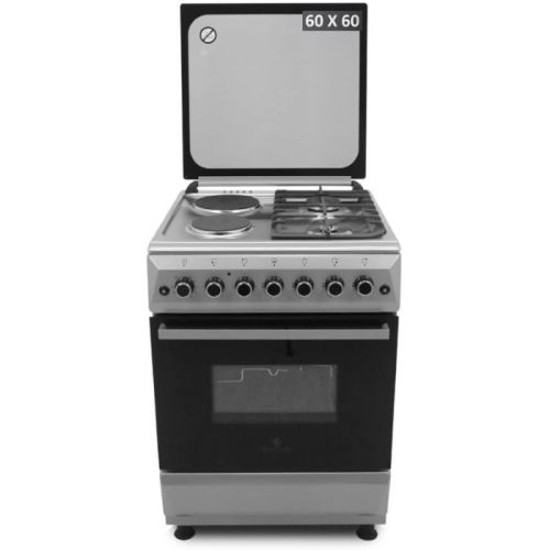 Compare Gratus 60X60 Free Standing Gas Cooker with 2 Burner Plu... at KSA Price