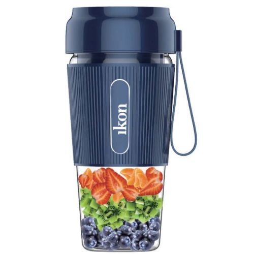 Compare Ikon TypeC Rechargeable Portable Blender IKPB17 Blue at KSA Price