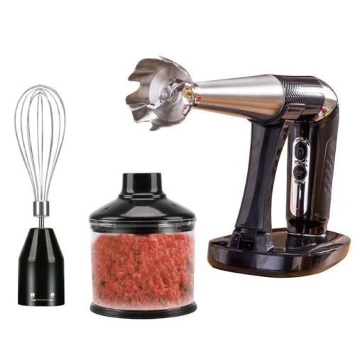 Ikon Cordless Hand Blender,2000mAh LI-ION Battery,…