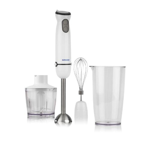 Sonashi 4-In-1 Hand Blender Set With Chopper, Calibrate...