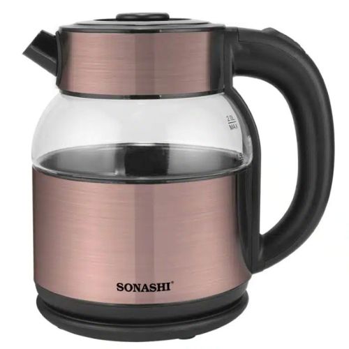 Sonashi 1.8L Glass Kettle 1500W - SKT-1812