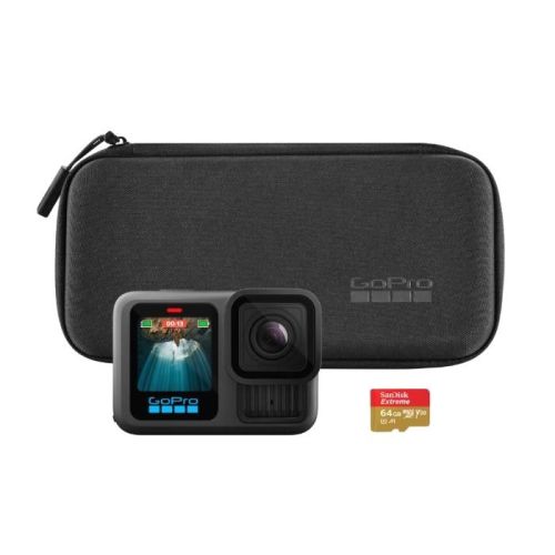 Compare Go Pro Hero13 Action Camera With 64GB SD Card + Case  ... at KSA Price