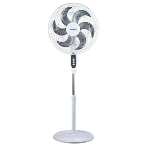 Sonashi 16inch 3 Speed Stand Pedestal Fan White