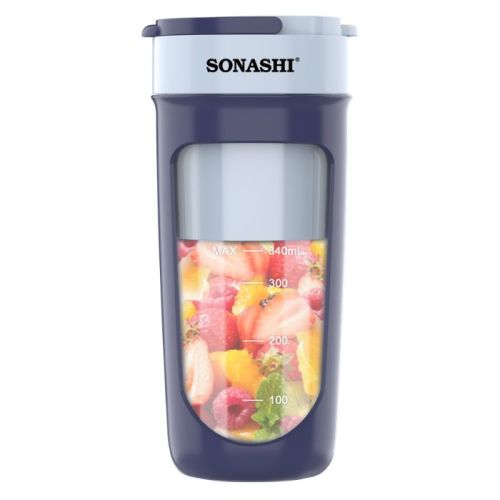 Sonashi Rechargeable Portable Blender Blue - SPB-294-Bl...