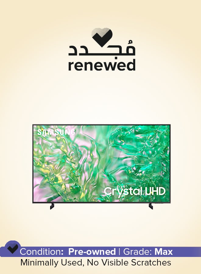 Compare Renewed  Smart TV, Crystal UHD, DU8000, 50 Inch, 2024, Dynamic Crystal Color, 4K Upscaling, Tizen OS, AirSlim Design UA50DU8000UXZN Titan Gray at KSA Price