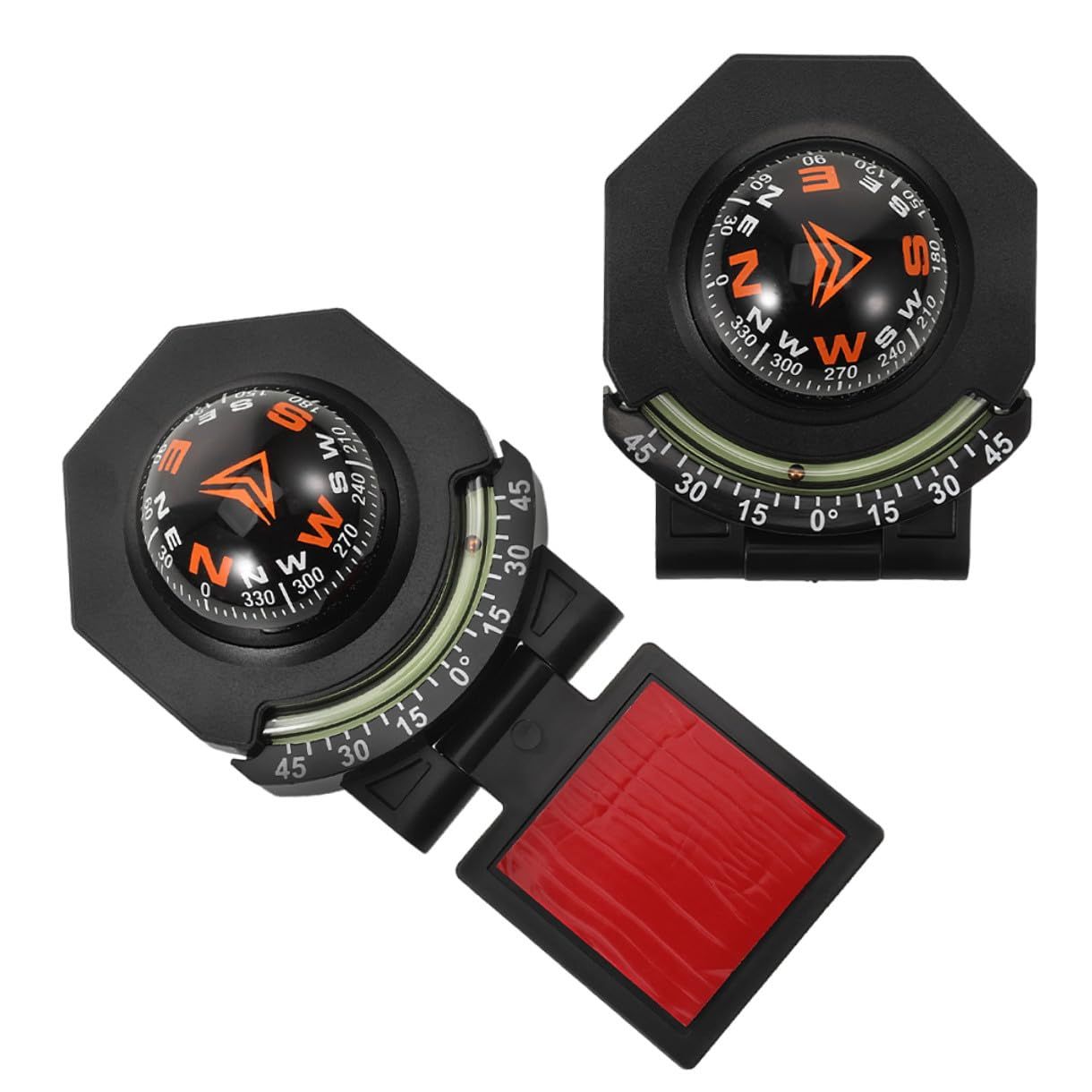 Compare NUOBESTY 2pcs Vehicle Dashboard Compass with Inclinometer Navigational Aid for Car Marine Use at KSA Price