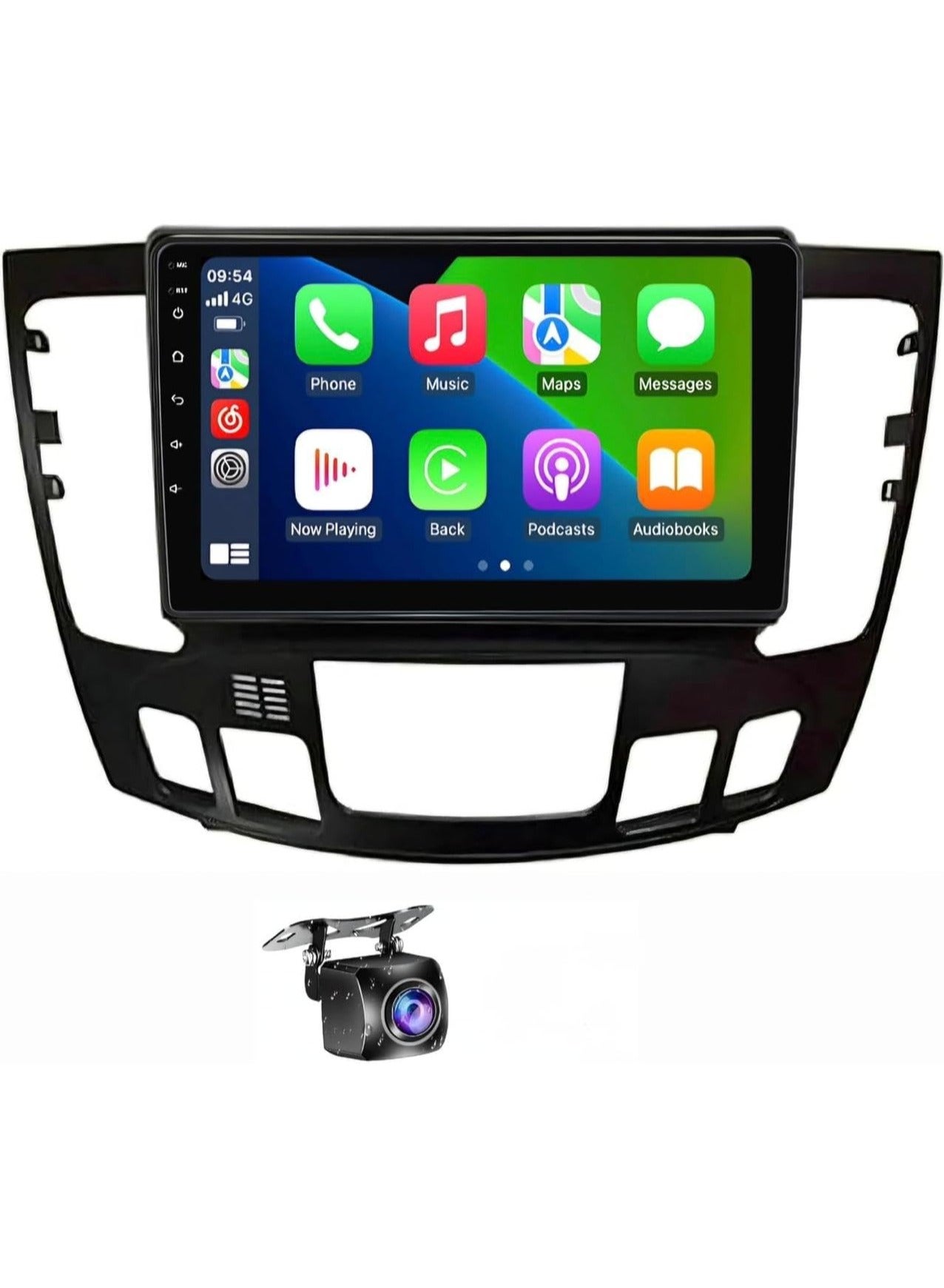 Compare Android Car Stereo for Hyundai Sonata NF 20092010 Auto AC 6GB RAM 128GB ROM Support SIM Card, Carplay, MLink WiFi BT, Radio GPS, 9 Inch IPS Touch Screen with AHD Camera Included at KSA Price