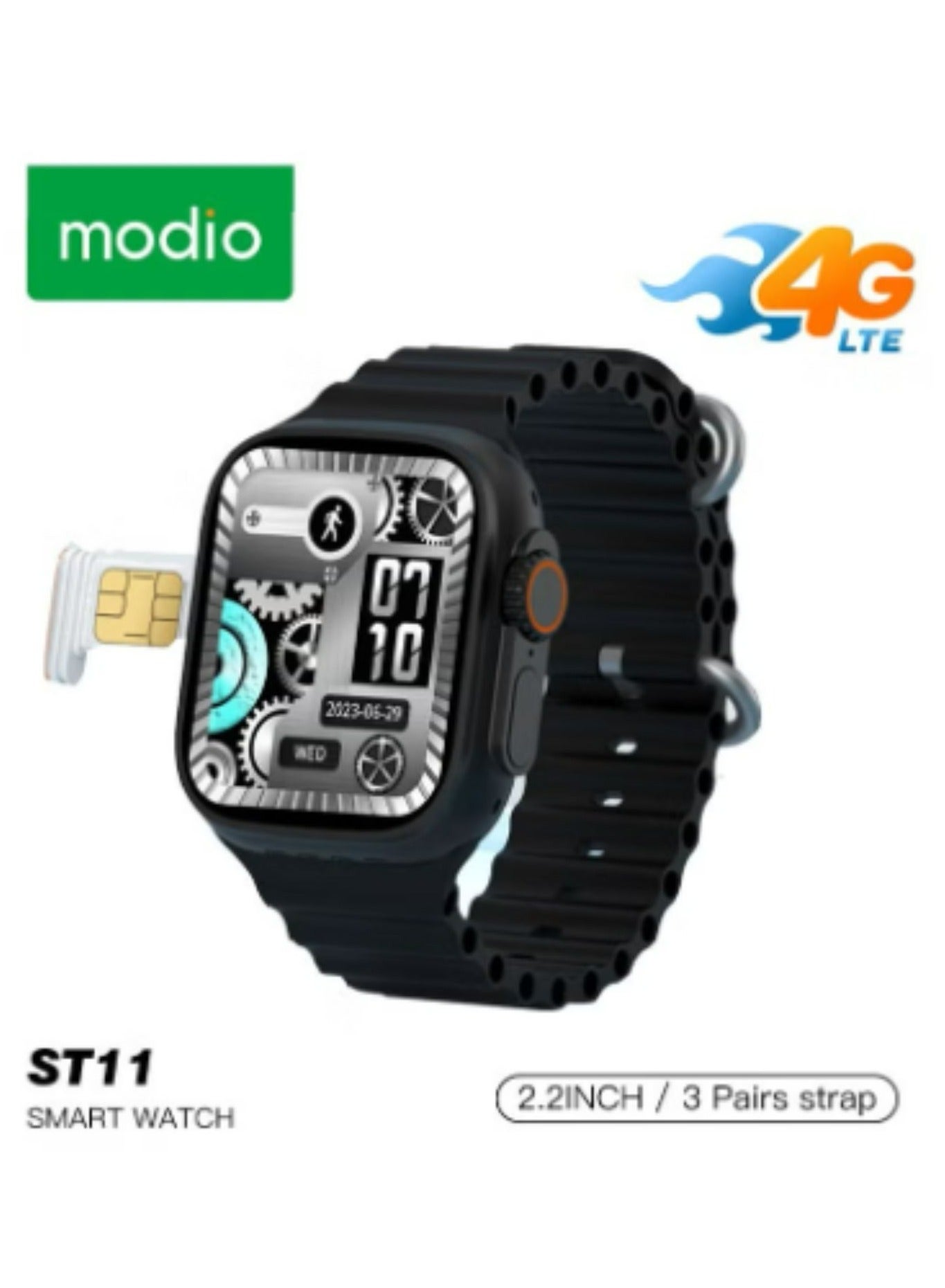 ST11 Smart Watch 2.2 Inch Full Screen Display With…