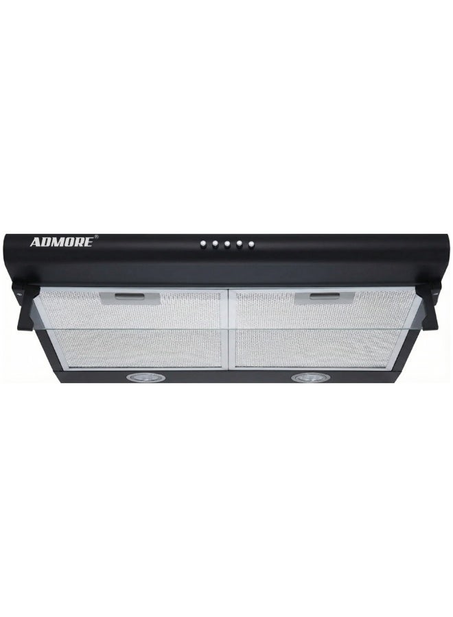 60cm Kitchen Cooker Hood – Black Under Cabinet Chimney…