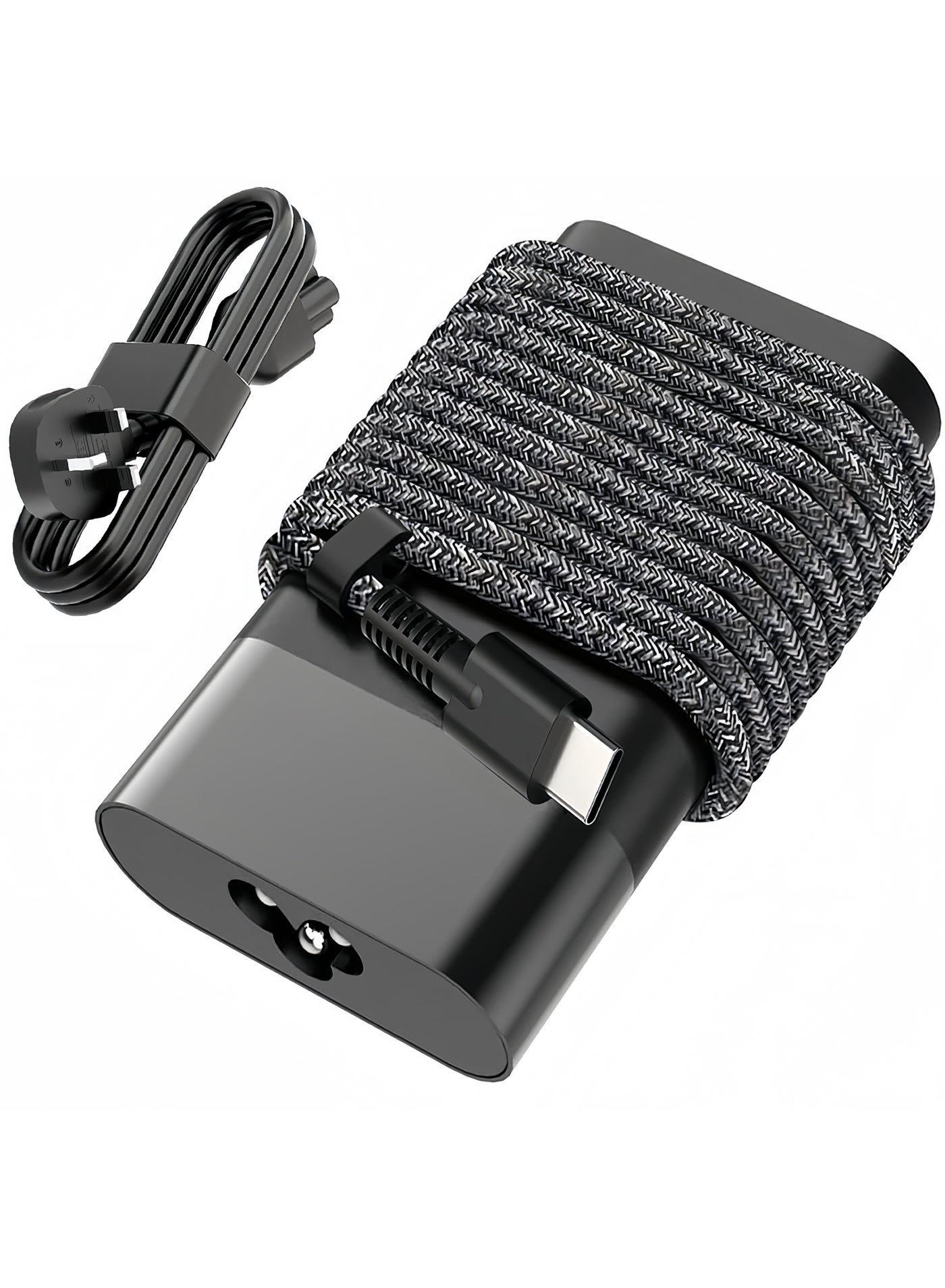 Compare 65W USBC Replacement Charger for HP Laptop – Fast PD TypeC Power Adapter with AC Cable Compatible with HP Spectre, EliteBook, ProBook, Envy, Smartphones, Tablet at KSA Price