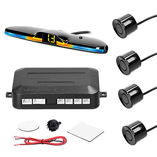 Compare GoolRC Car Parking Sensor Rear Reversing Radars System with 4 Parking Sensors LED Light Distance Display Warning Buzzer Distance Detection at KSA Price