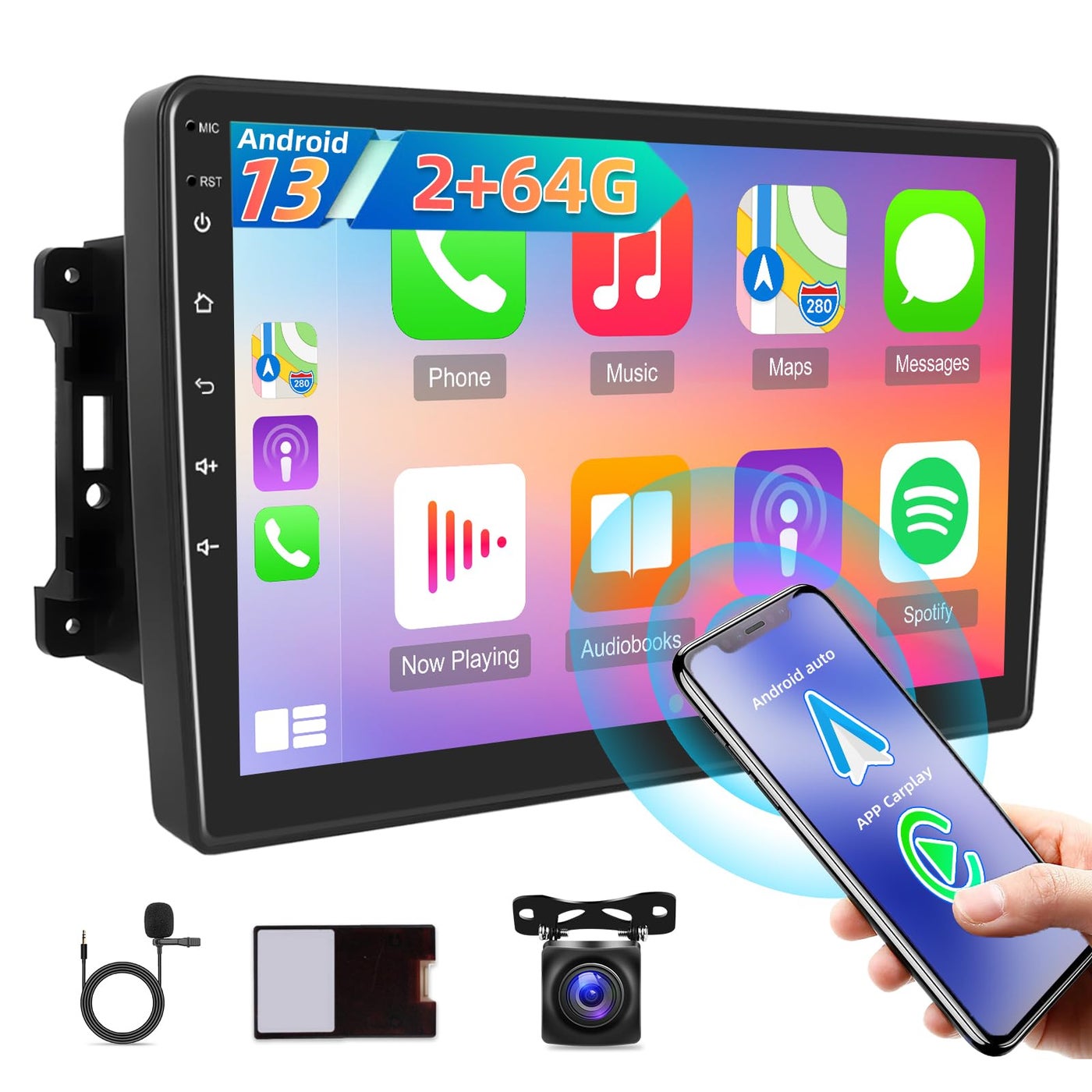 264G Android 13 Car Radio for Jeep WranglerDodgeChrysler…