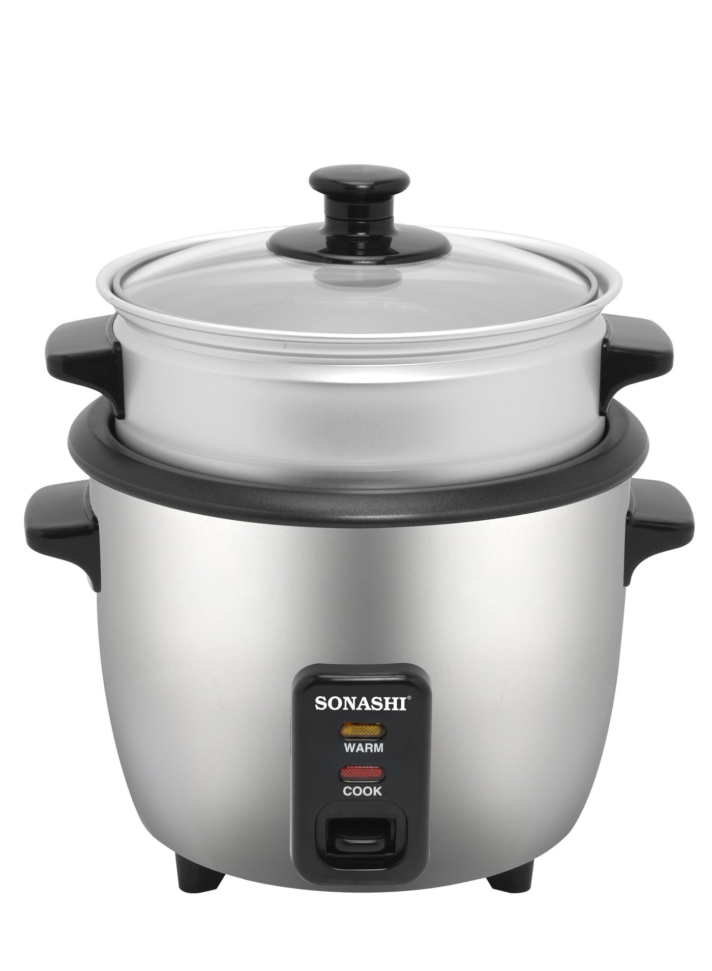 Compare 0.6L Drum Rice Cooker with NonStick Inner Pot and Metal Housing – Auto ShutOff, Keep Warm Function, Tempered Glass Lid, Steamer, Measuring Cup & Spoon, Steam Veggies in Less Time – 300W, 220240V, SRC306 Silver 0.6 L 300 W SRC306 silver at KSA Price