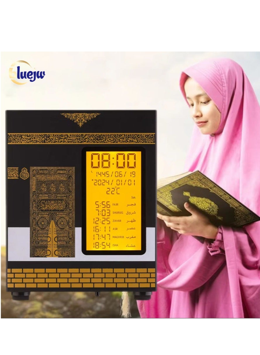Compare Arabic Led Smart Bluetooth Speaker Azan Prayer Speaker Radio Clock Muslim Sound System Ramada Gift Corban Gift Birthday Gift at KSA Price