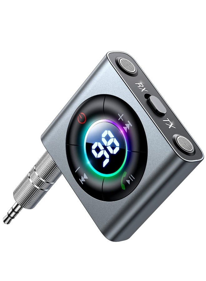 Bluetooth 5.3 Car Adapter, Transmitter Receiver…