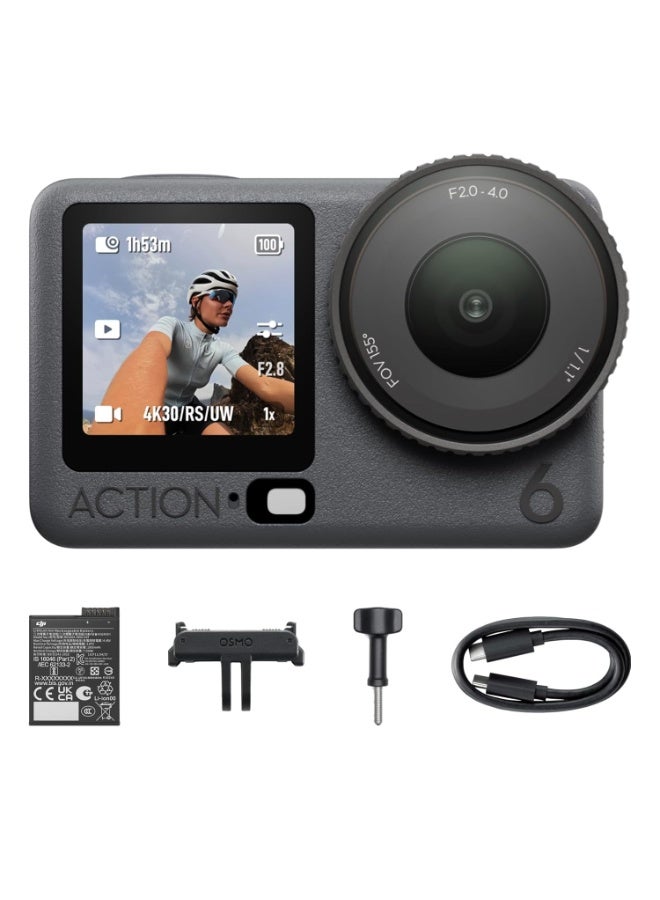 Osmo Action 6 Standard Combo 4K Action Camera…